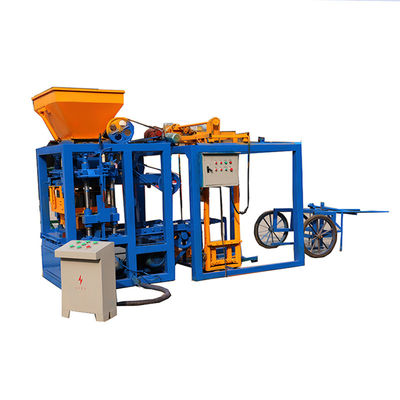 ποιότητας  QT4-24B Concrete Lego Semi Automatic Block Machine Manufacturing Machine εργοστάσιο